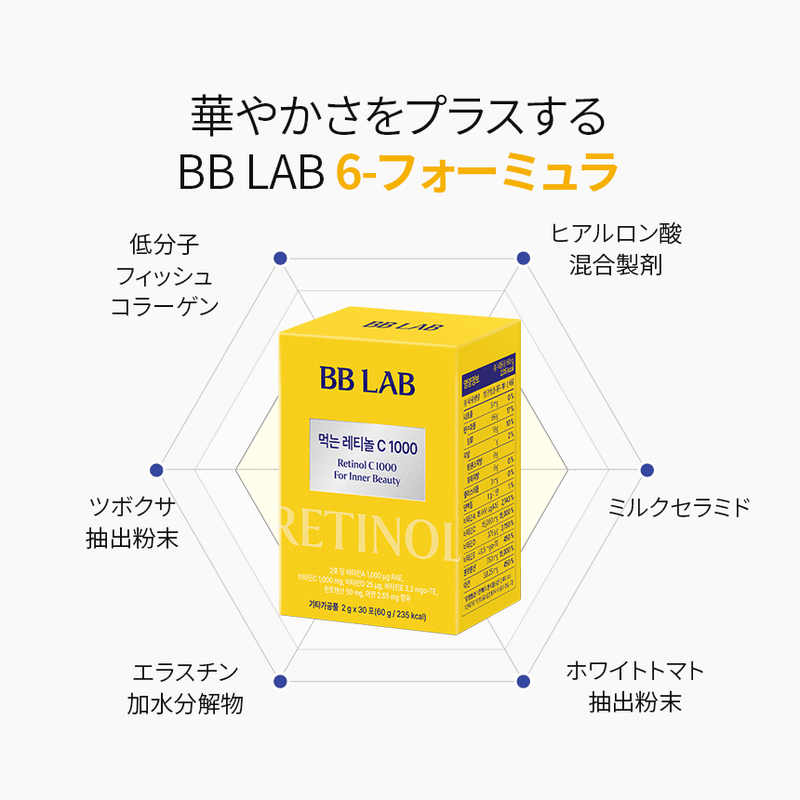 BB LAB 美白 飲むレチノールC 1000・30包入